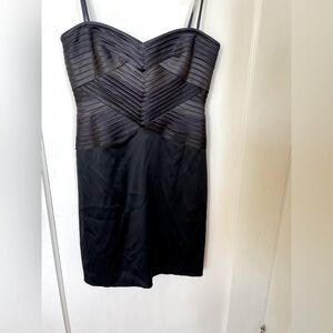 Bcbg 2000’s black strapless dress